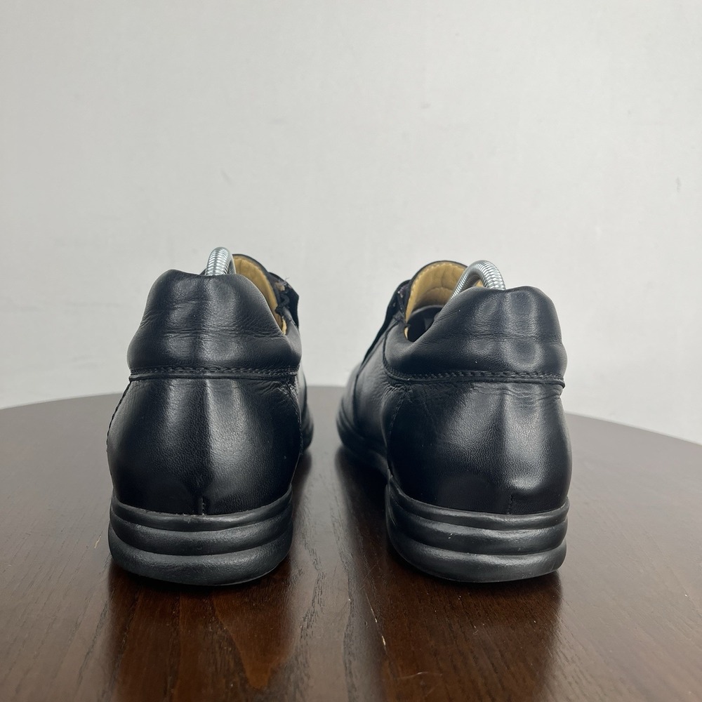 Birkenstock Footprints Shoes Women's 38 / 7-7.5 Black Leather Comfort Loafer - Picture 5 of 16